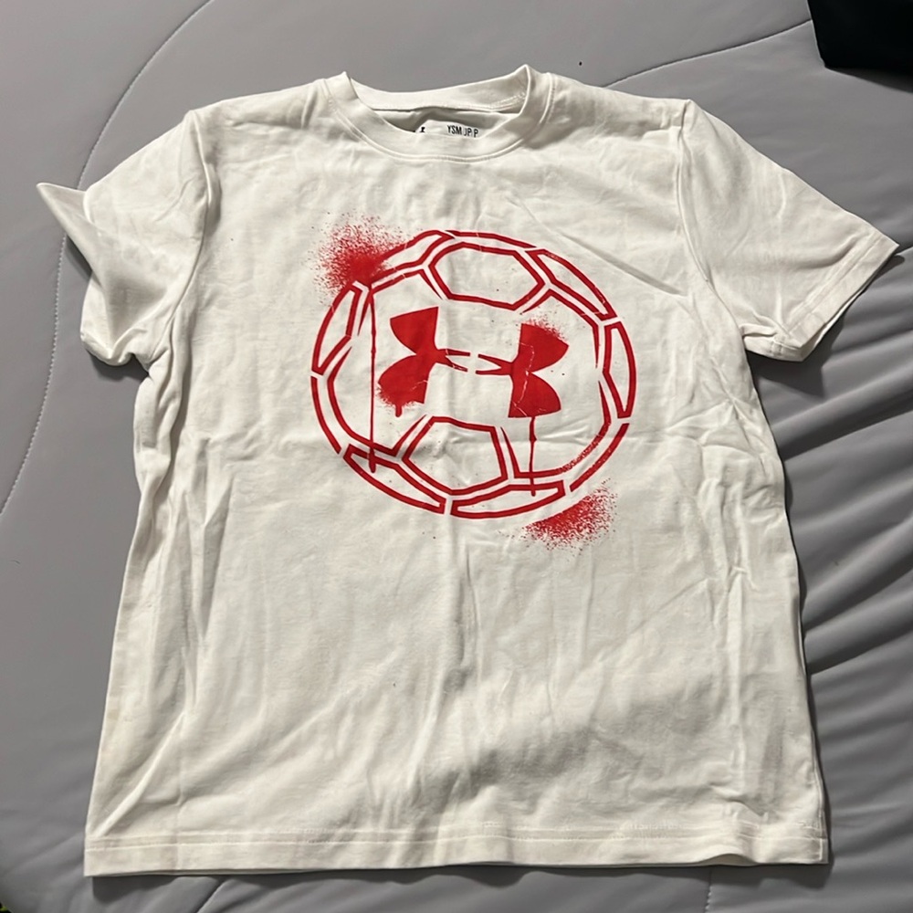 Boys Under Armour Soccer Tee